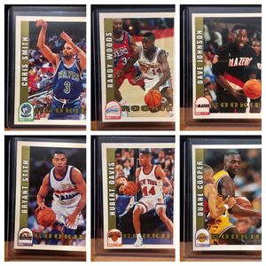 Photo SIX 1992 NBA Hoops Rookie Carrs - Chris Smith, Duane Cooper, Chris Smith, Bryant Stith, Randy Woods, Hubert Davis. From Pack Straight to Protectors!