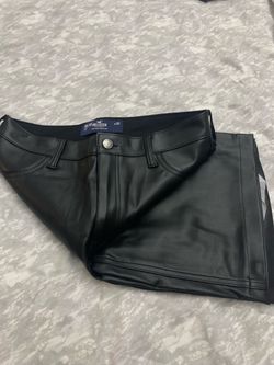 Hollister leather pants
