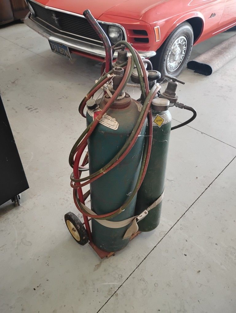 gas welding set Up..all complete .