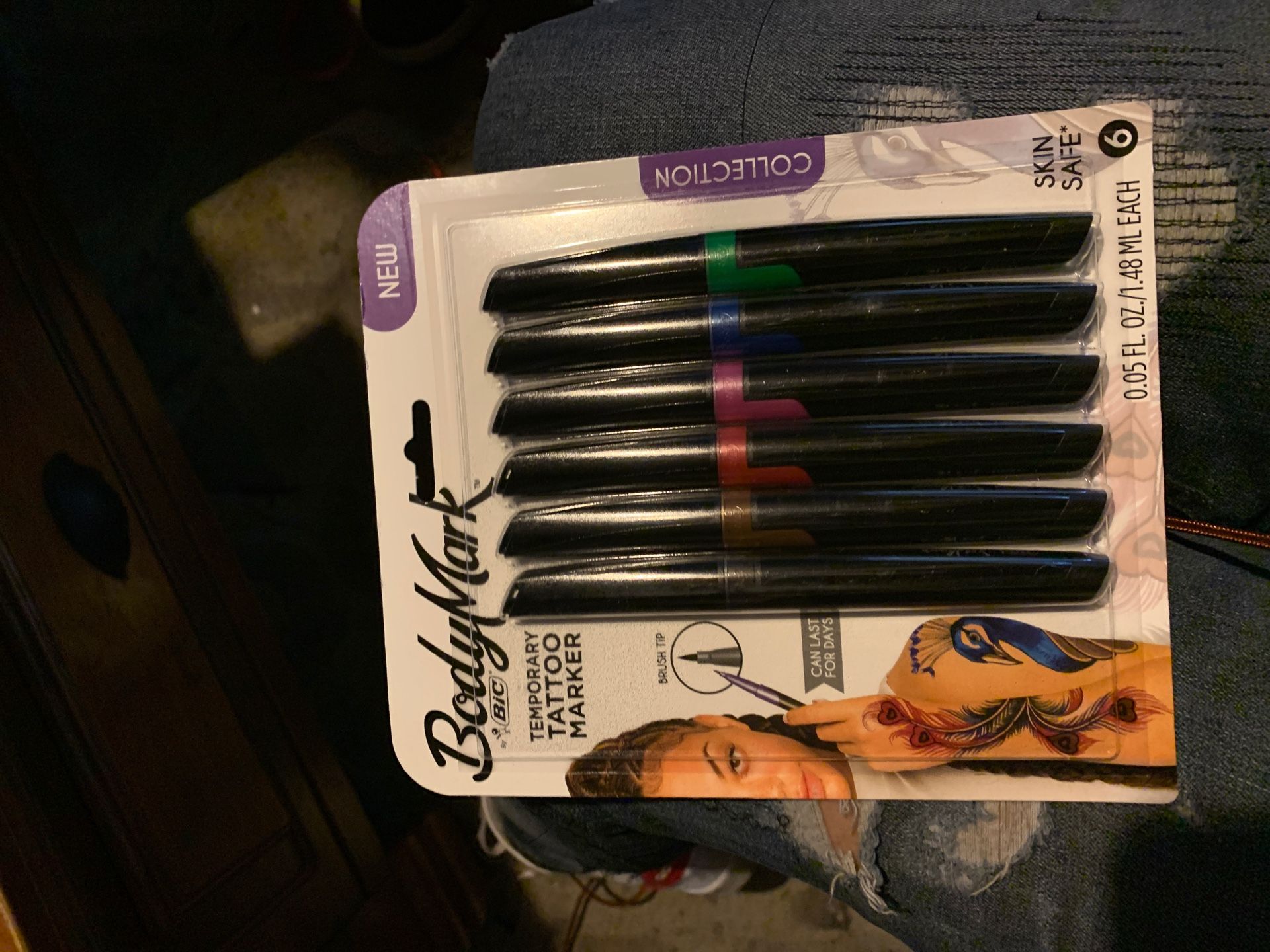 Bic body mark pens ! Awesome temporary henna style tattoo pens