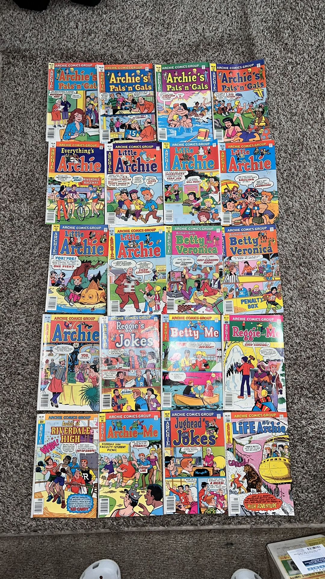 Vintage Archie Comics Group Lot Of 105!