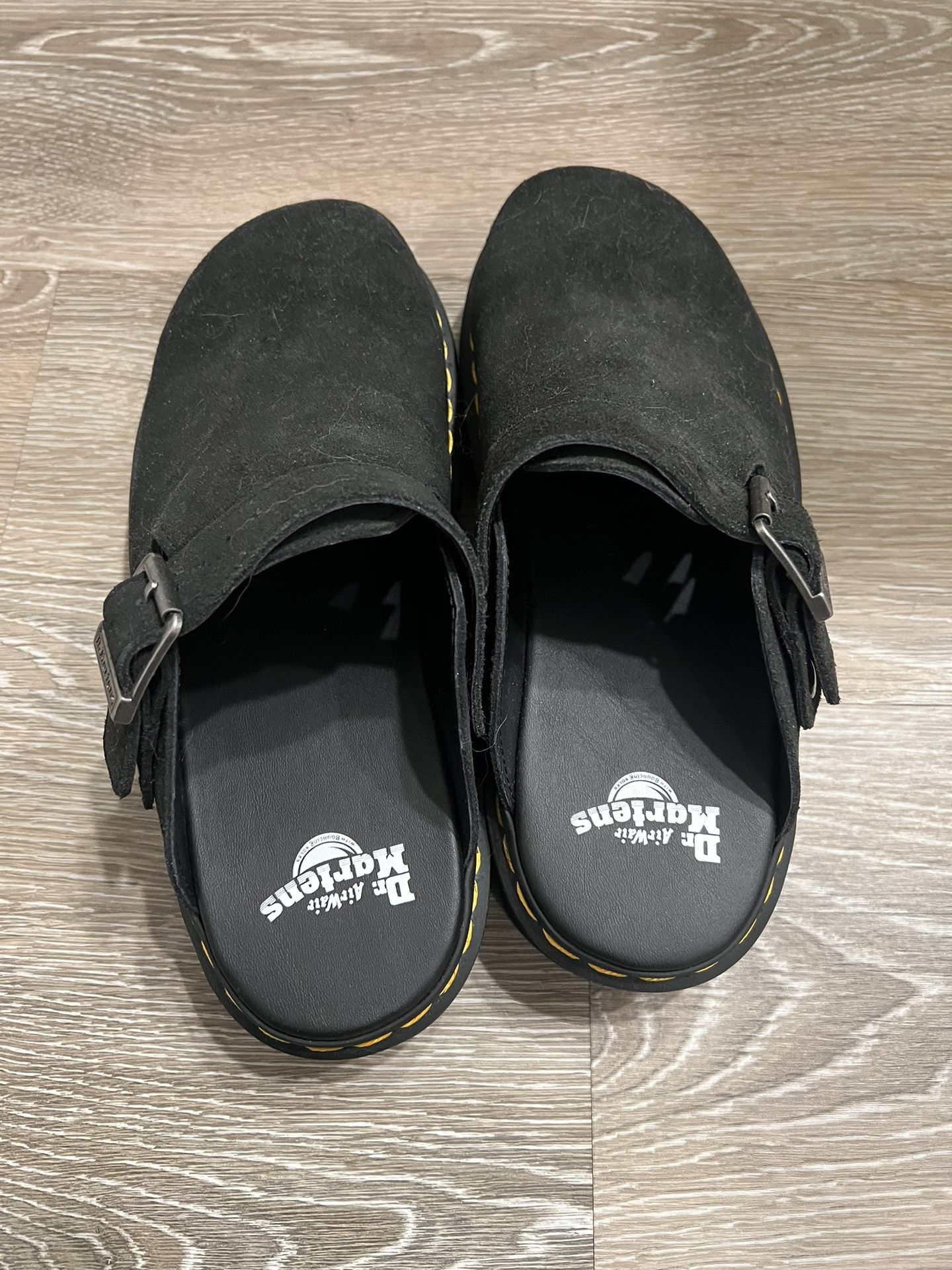 Dr. Marten Zebzag Suede Slingback Platform Mules