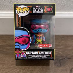 Funko Marvel Falcon and the Winter Soldier - Captain America Blacklight # 987