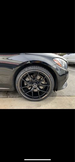 Mercedes 19” new amg style rims tires set