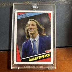 Trevor Lawrence Rookie Football Card 