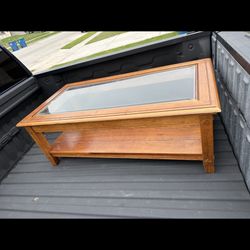 Coffee Table With Glass 