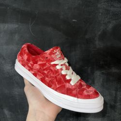 Golf Le Fleur Quilted Velvet Barbados Cherry Converse