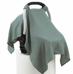 100% Muslin Cotton Car Seat Cover