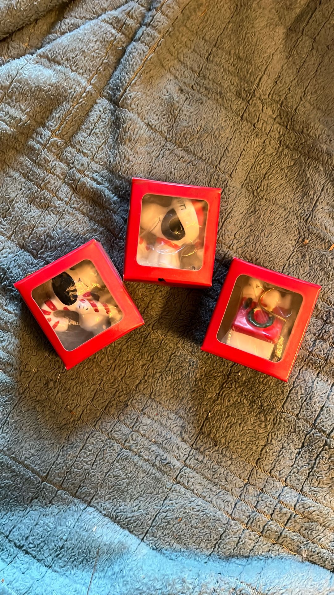 1977 Vintage Snoopy Christmas Ornaments