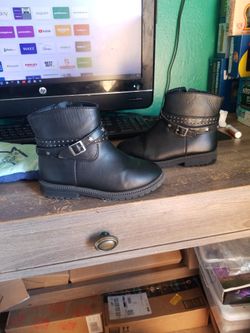 Wondernation Girls Boots With Zipper