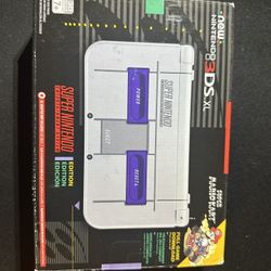 Nintendo 3ds XL SNES Edition (Open Box Brand New Condition)