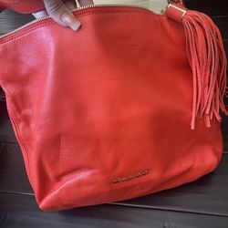 Red Michael Kors Purse