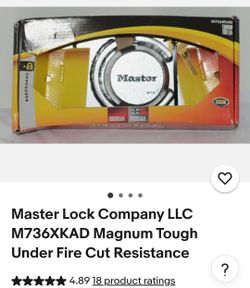 Master Lock Heavy Duty locks 🔒