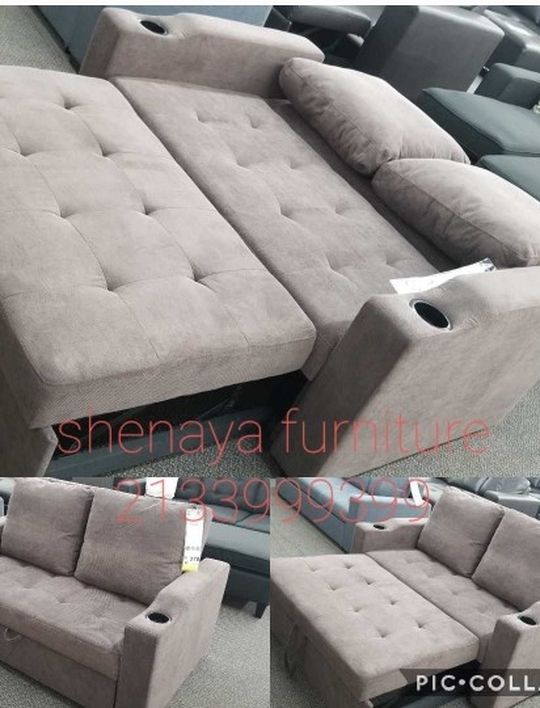 Love Seat Pull Out Sofa Sleeper New