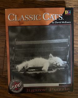 Classic Cats-Cat Nap III  - (500 Piece Jigsaw Puzzle)