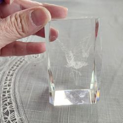 Etched Butterfly Paperweight 