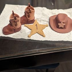 Plastic Cowboy Figurines 