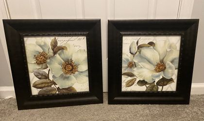 2 Framed Magnolia Prints