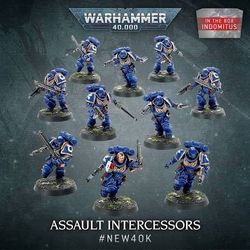 Warhammer 40K Assault intercessors - Indomitus OOP