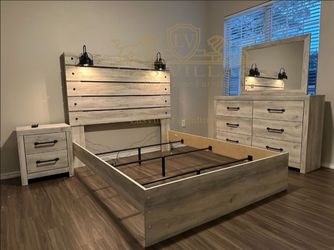 Cambeck Bedroom Furniture Set Queen King twin full size bed dresser mirror nightstand chest mattress Only $39 Down Payment 👉 PLEASE ASK FOR JON GREEN