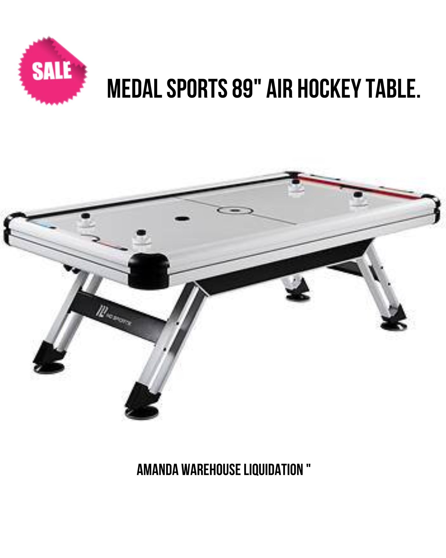 Medal Sports 89" Air Hockey Table 🔥👌🏼🔥 Perfect For You