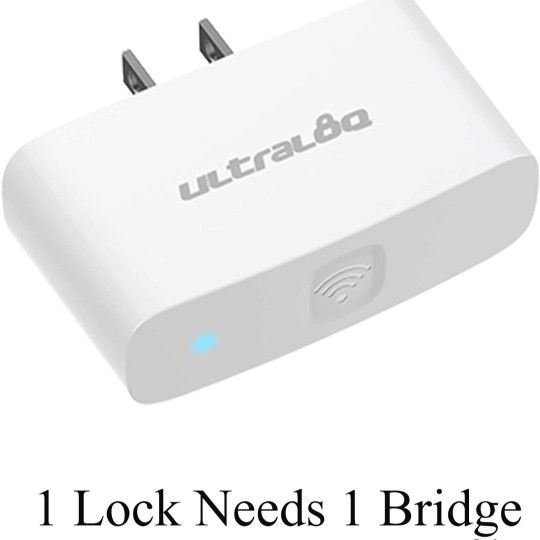 ULTRALOQ Bridge, Wi-Fi Adapter for Remote Access, Works with Alexa, SmartThings, Google Assistant and IFTTT Smart Notification, Exclusively for ULTRAL