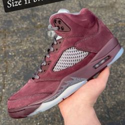 Jordan 5 Retro Burgundy Size 11 Brand New 