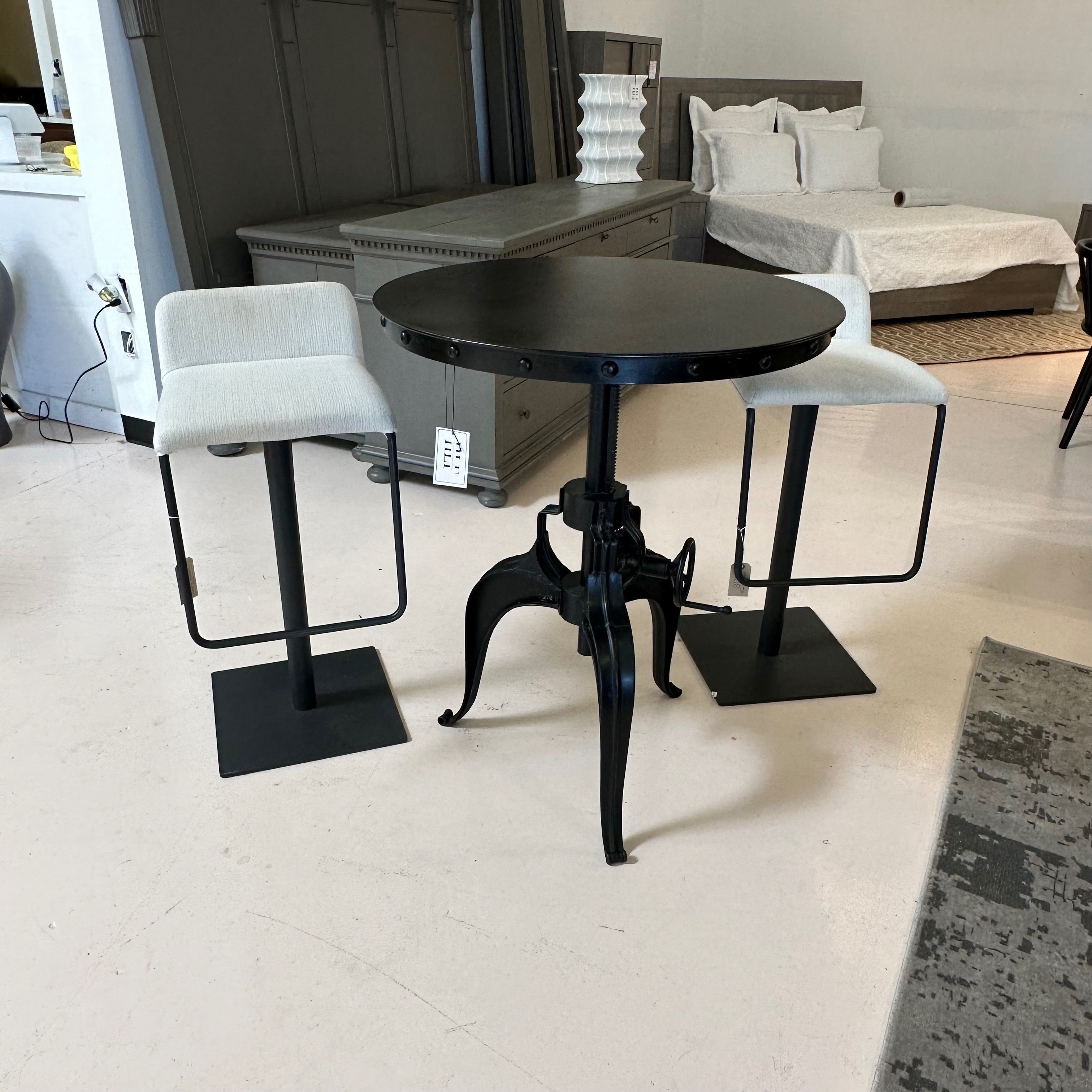 Tricia Counter Height Bar Stools Pair