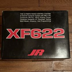 JR XF622 6 Channel Computer RC Airplane/Helicopter Radio System Remote Control NEW $279