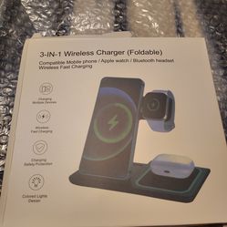 3 in 1 Wireless Charger Foldable