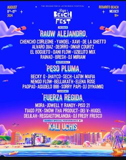 2 Baja Beach Festival Tickets