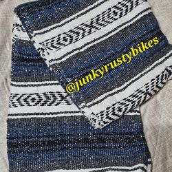 New Blue Falsa Mexican Blanket