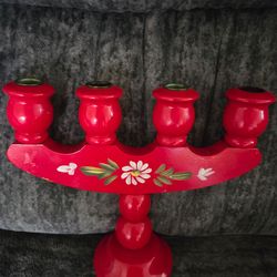 Vintage Christmas candle holder