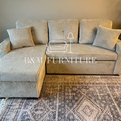 Brand New Small Reversible Pullout Sleeper Sectional 