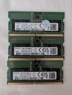 8GB Samsung Laptop DDR5-4800 (PC5-38400) RAM/Memory