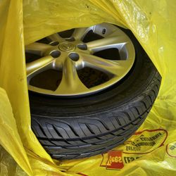 Full set of tires and stock rims for Lexus RX350 