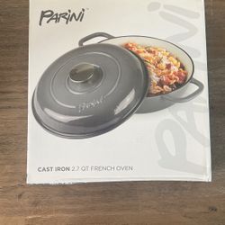Brand New Parini Cast Iron 2.7 QT French Oven
