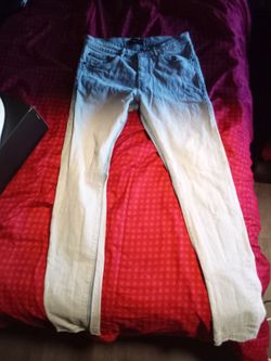 Purple jeans