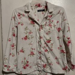 Ralph Lauren White And Pink Pjs 