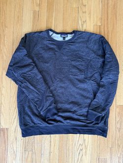 Men’s XXL Patagonia Heathered Charcoal Pocket Crewneck
