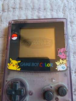 Nintendo color gameboy special edition