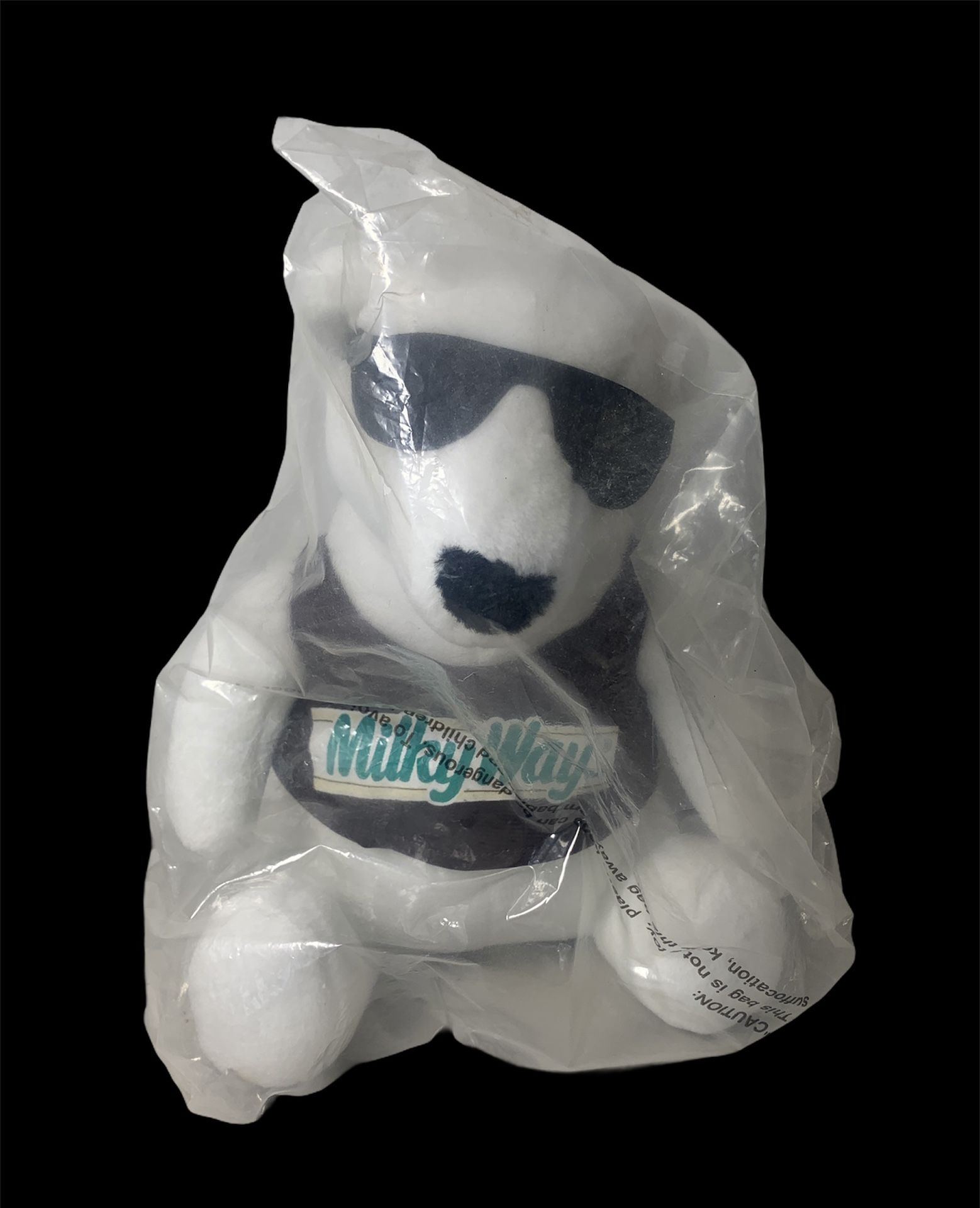 Milky Way Candy Bar Plush Polar Bear 1996 White With Sunglasses Mars 1996
