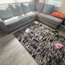 Large grey sectional