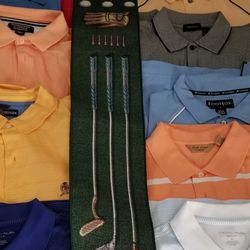 10 Golf Shirts & Tapestry 