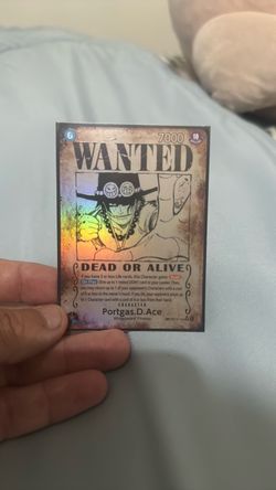 Wanted ace card