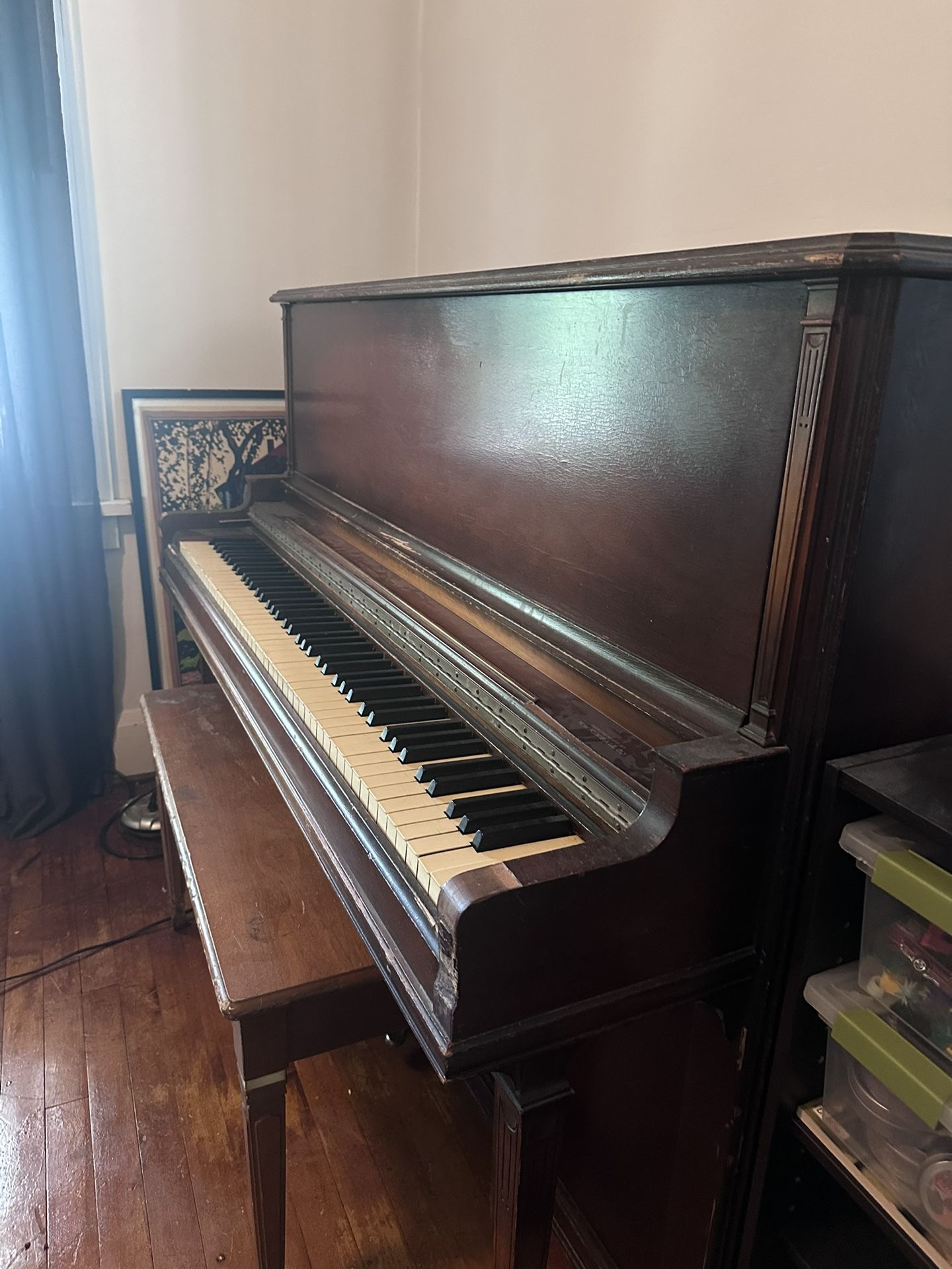Upright Whitney Piano
