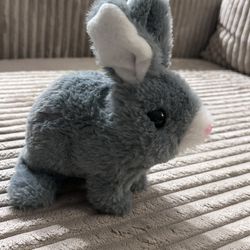 Soft Gray Bunny Plush – Easter Basket Stuffer