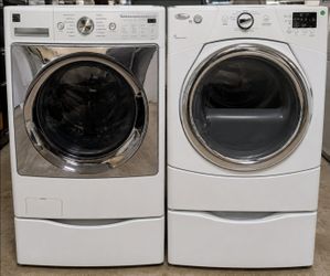 Whirlpool Kenmore Washer and Dryer Combo | Pedestals Included | Payment Options Available!