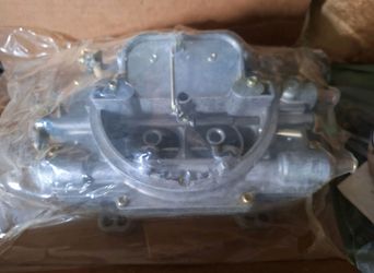 Vintage Carter AFB 9636 625 CFM 4-barrel carburetor. Includes original Carter Super Quad box,