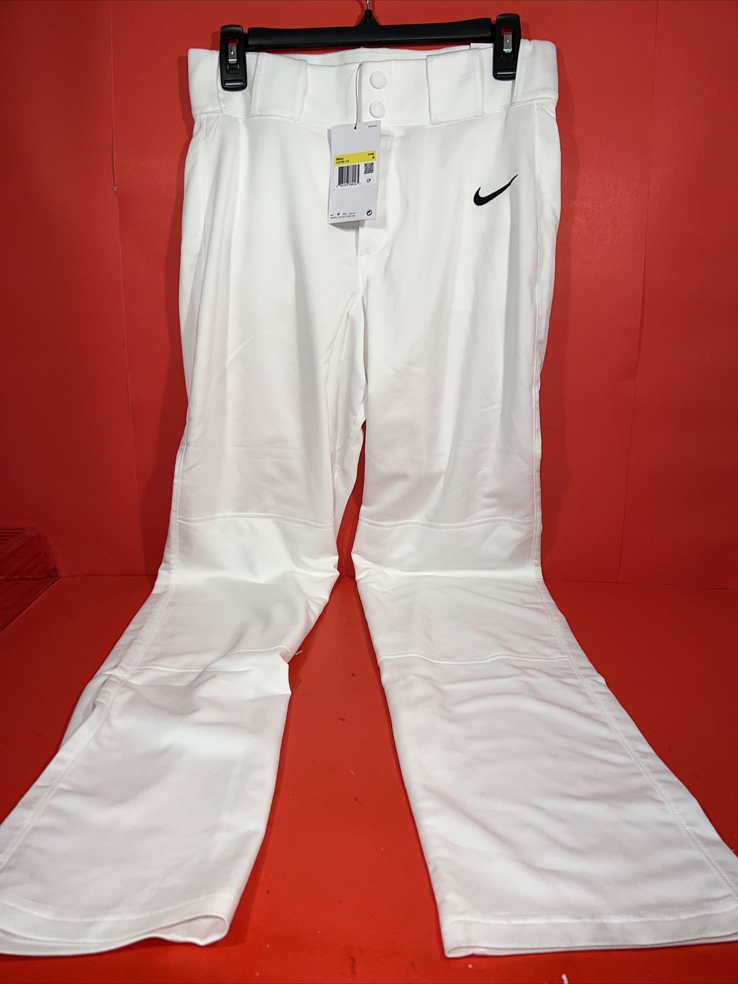 Nike Vapor Pro Baseball Pants Slim Fit Straight Leg - Men's Size S (AA9796-100)